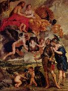 Peter Paul Rubens Heinrich empfangt das Portrat Maria de Medicis Germany oil painting artist